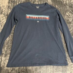 Faded Black Billabong Long Sleeve Tee